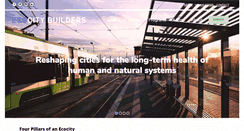 Desktop Screenshot of ecocitybuilders.org